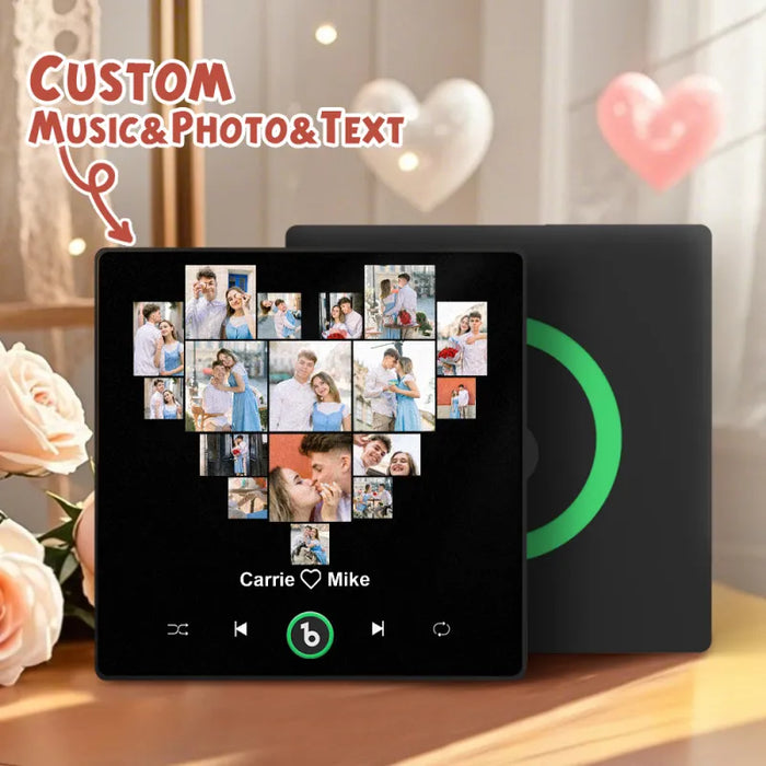 Custom Music Fridge Magnet – Personalized Love Song Gift with Colorful Frame