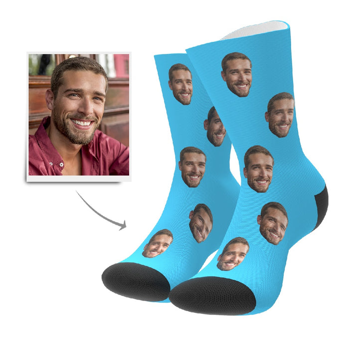 Custom Face Socks - Personalized Photo Socks | Soft Comfortable Indoor Outdoor Wear