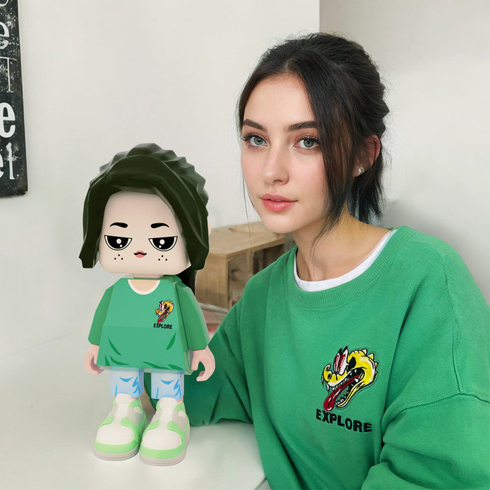 Custom Giant Block Figures – Personalized Full Body Block Figure | Unique Gift For Her