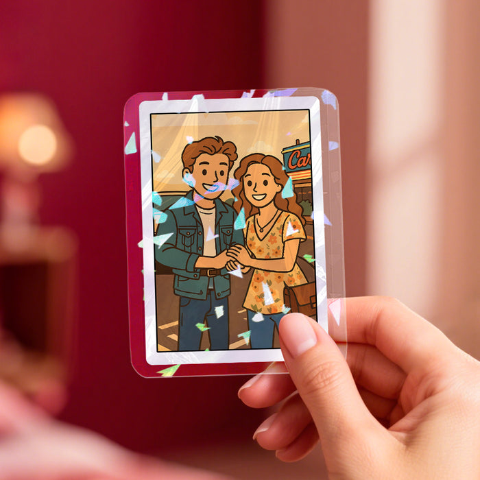 Custom Cartoon Game Card – Personalized Double Sided Photo Card With Vivid Colors
