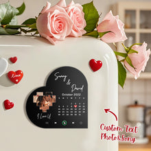 Custom Heart Frame Music Fridge Magnet