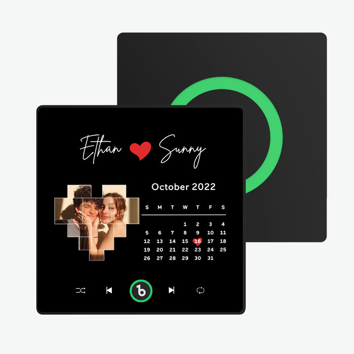 Custom Music Fridge Magnet – Personalized Photo Frame | Waterproof Acrylic Magnet