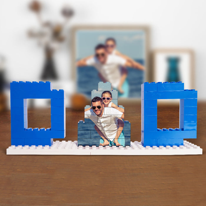 Photo Building Brick Puzzles – Personalized Dad Puzzle Gift | UV Printed Keepsakes