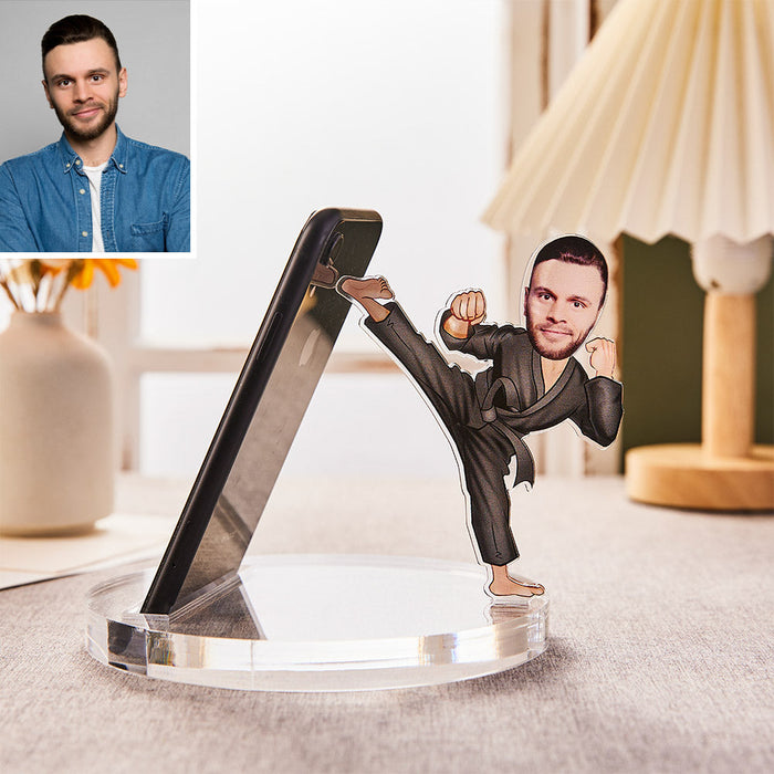 Acrylic Phone Stand – Personalized Photo Holder | Custom Phone Stand Gift
