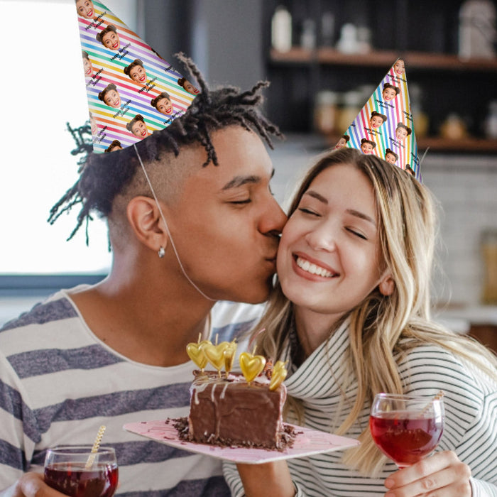 Personalized Party Hats – Custom Face Cone Birthday Hats | Funny Paper Accessories