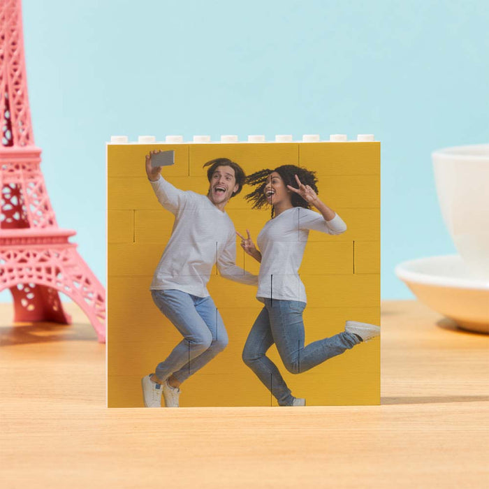 Custom Building Brick – Personalized Puzzle Blocks | Modular Square Block Puzzle Kit