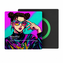 Custom Music Fridge Magnet With Cartoon Design